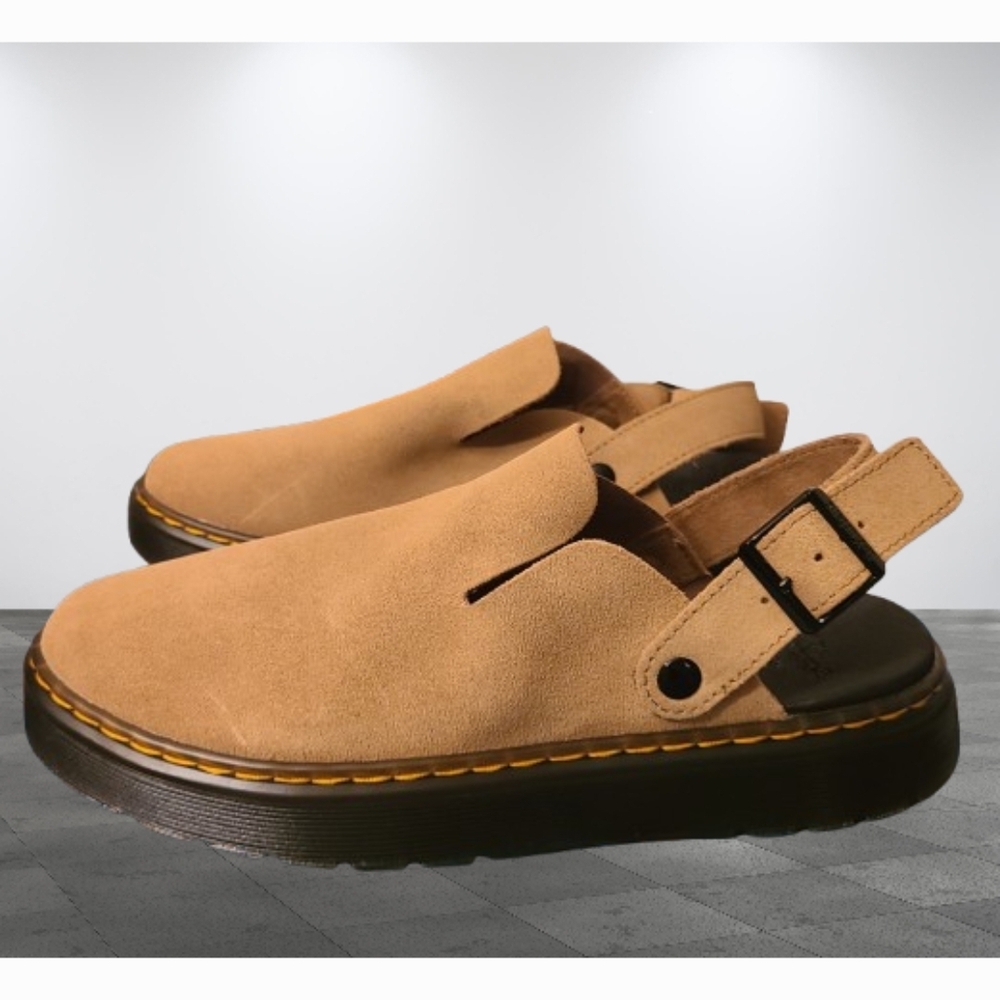 Dr Martens CARLSON suede casual Slingback mules - Picture 5 of 11